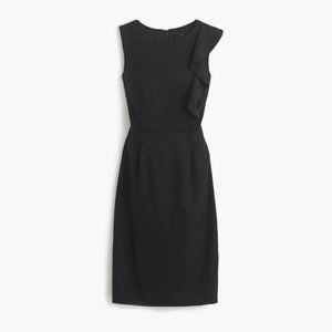 J.Crew Black Sheath Dress ~ size 8